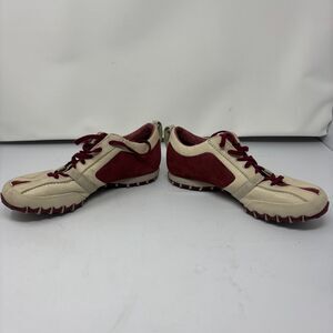 Vintage Diesel Athletic Shoes Sneakers Y2K Women's Red Leather US 10 EUR 41